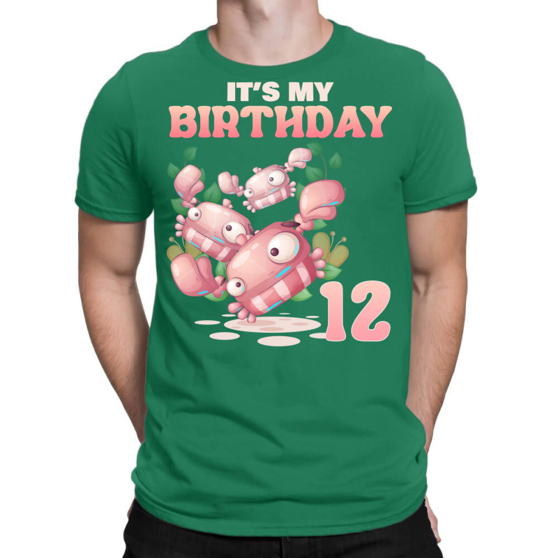 Cute Crab Its My 12th Birthday Funny T-shirt | Artistshot