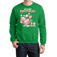 Cute Crab Its My 12th Birthday Funny Crewneck Sweatshirt | Artistshot