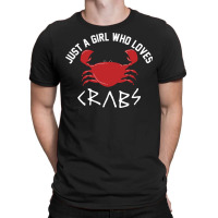 Crab Lover Girl Nostalgia T-shirt | Artistshot