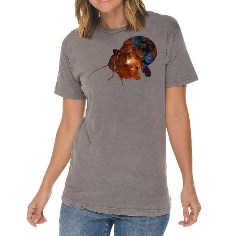 Galaxy Hermit Crab Funny Vintage T-shirt | Artistshot