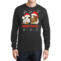 Funny Guinea Pig Merry Pigamas Christmas Tumblr Long Sleeve Shirts | Artistshot