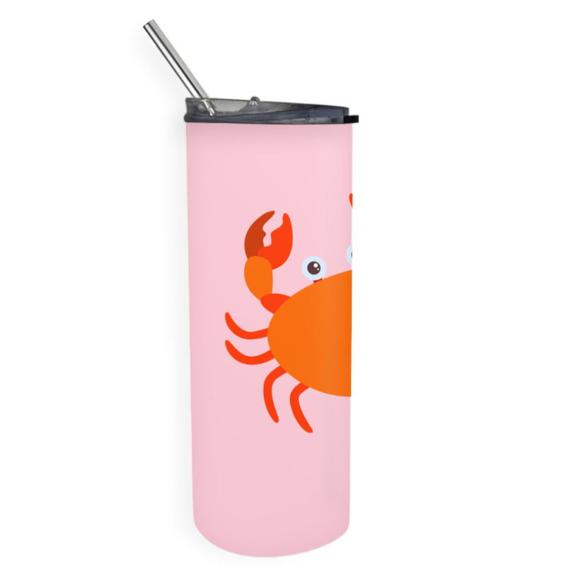 Cute Crab Art Stars Skinny Tumbler | Artistshot