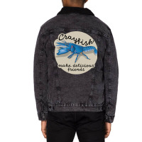 Crayfish Travel Unisex Sherpa-lined Denim Jacket | Artistshot