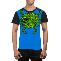 Mandala Crab Green And Black Travel Graphic T-shirt | Artistshot