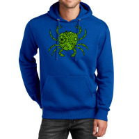 Mandala Crab Green And Black Travel Unisex Hoodie | Artistshot