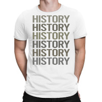 Gray Text Art History Girl T-shirt | Artistshot