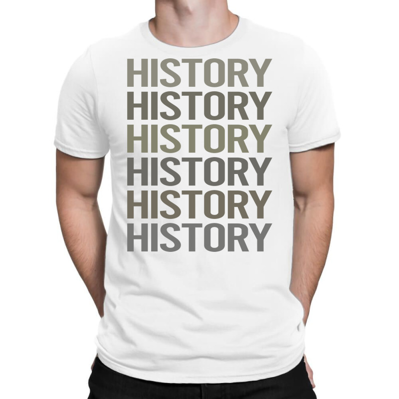 Gray Text Art History Girl T-shirt | Artistshot