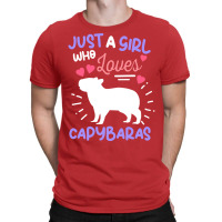 Just A Girl Who Loves Capybaras Yellow T-shirt | Artistshot