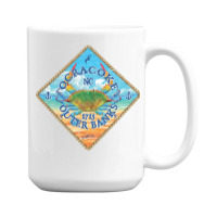 Ocracoke Outer Banks North Carolina Blue Crab On B 15 Oz Coffee Mug | Artistshot