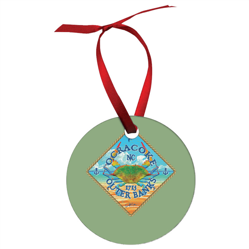 Ocracoke Outer Banks North Carolina Blue Crab On B Ornament | Artistshot