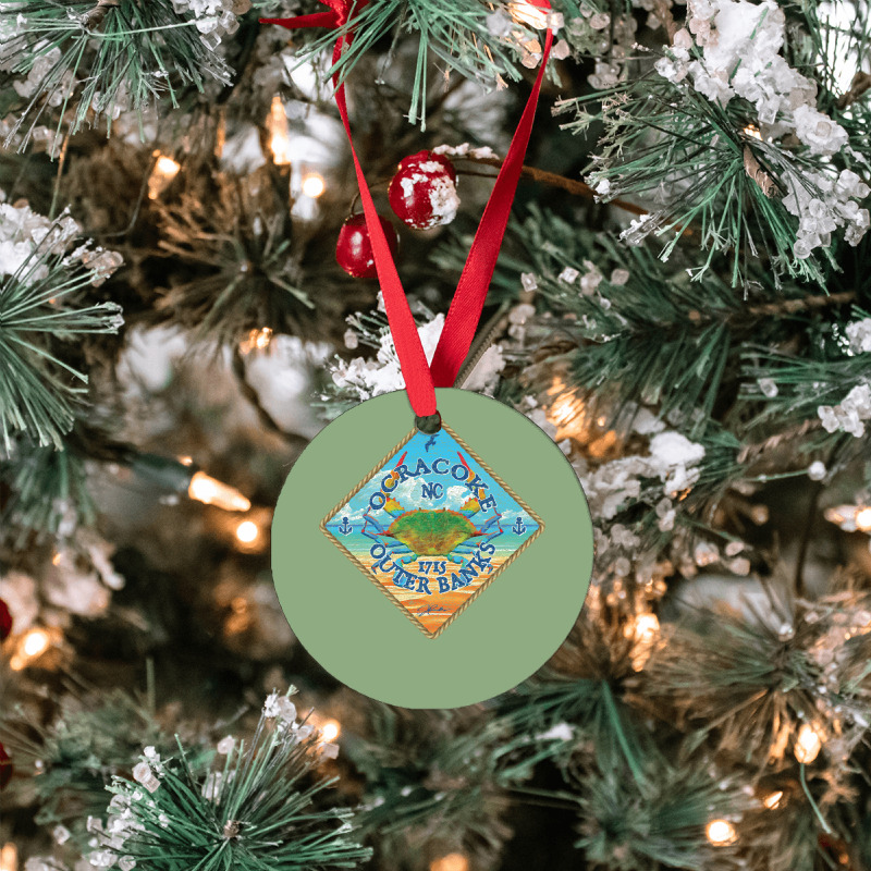 Ocracoke Outer Banks North Carolina Blue Crab On B Ornament | Artistshot