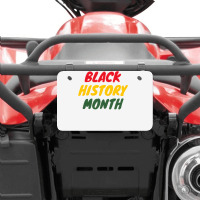 Black History Month 20230214t040613015 Atv License Plate | Artistshot