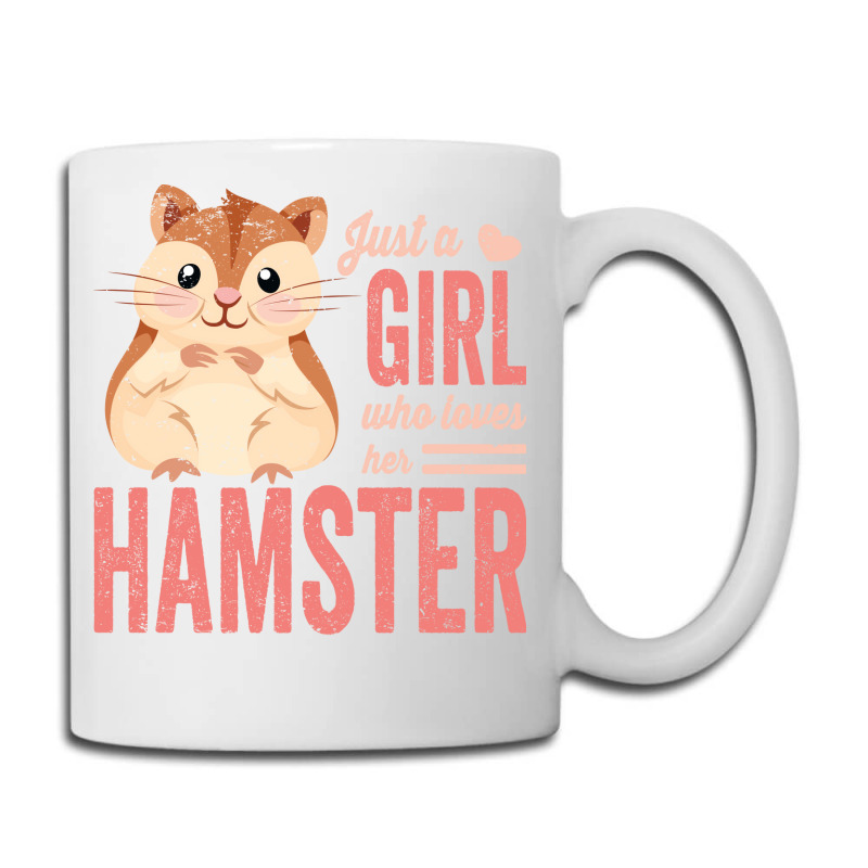 Just A Girl Who Loves Hamsters Cute Pet Hamster Bl Coffee Mug | Artistshot