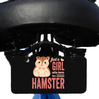 Just A Girl Who Loves Hamsters Cute Pet Hamster Bl Bicycle License Plate | Artistshot