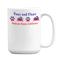 Redondo Beach California Yellow 15 Oz Coffee Mug | Artistshot