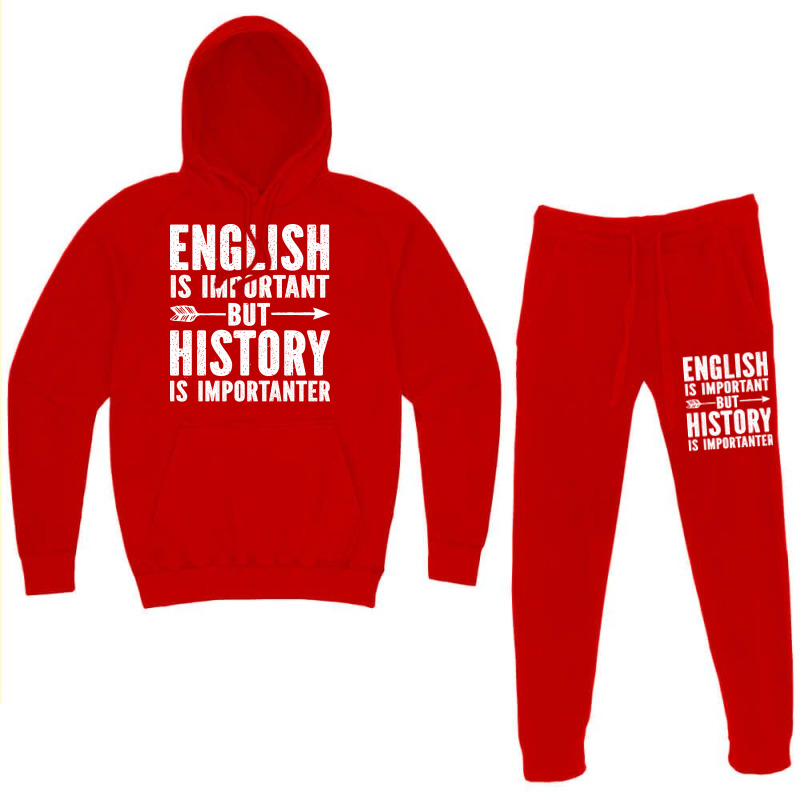 English Is Important But History Is Importanter Bl Hoodie & Jogger Set | Artistshot