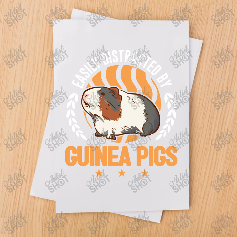 Easily Distracted By Guinea Pigs Pig Humor Sublimation Transfer | Artistshot