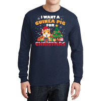 Guinea Pig For Christmas Funny Christmas Gift Gree Long Sleeve Shirts | Artistshot