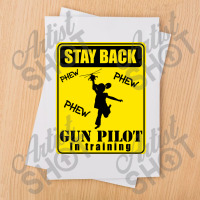 Gun Pilot Girl Stay Back Gun Pilot In Training Sublimation Transfer | Artistshot