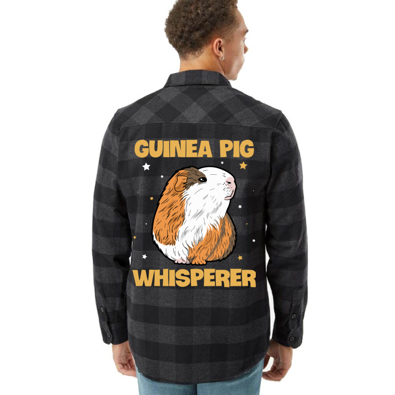 Guinea Pig Whisperer Quote For A Guinea Piggy Fan Flannel Shirt | Artistshot