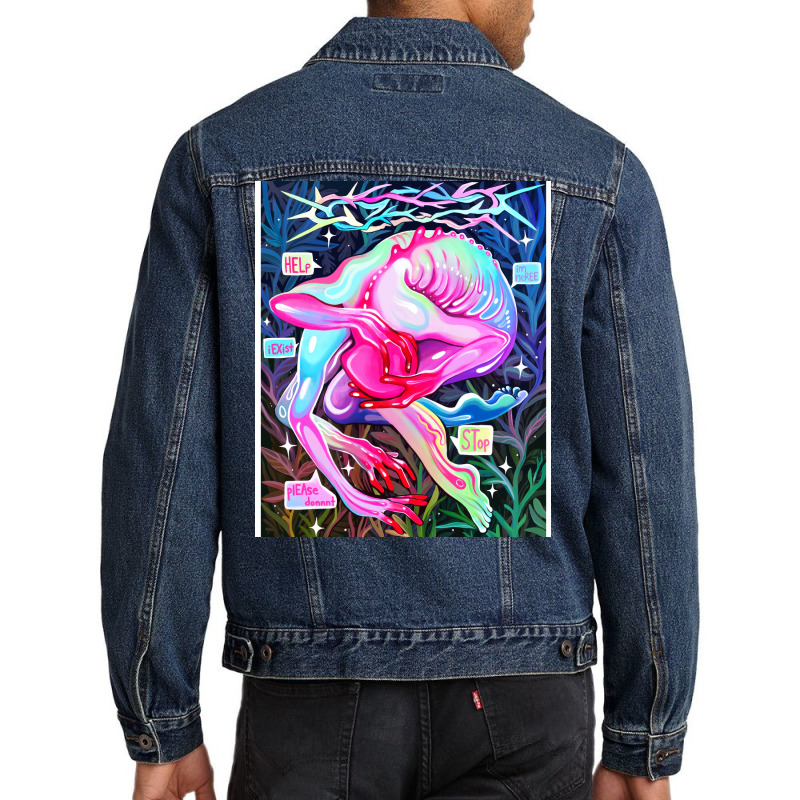 Dissociation 80s Men Denim Jacket | Artistshot