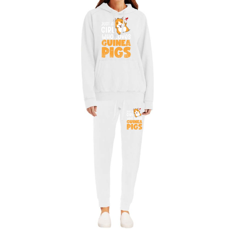 Just A Girl Who Loves Guinea Pigs Aesthetic Hoodie & Jogger Set | Artistshot