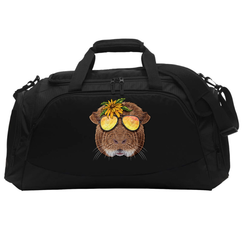 Summer Guinea Pig Tropical Holiday Summer Beach Va Active Duffel | Artistshot