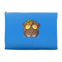 Summer Guinea Pig Tropical Holiday Summer Beach Va Accessory Pouches | Artistshot