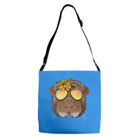 Summer Guinea Pig Tropical Holiday Summer Beach Va Adjustable Strap Totes | Artistshot