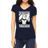 Napoleonic French Revolution Joke And Napoleon Bon Women's V-neck T-shirt | Artistshot