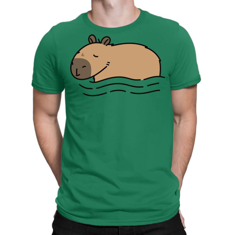 Swimming Capybara Hipster T-shirt | Artistshot