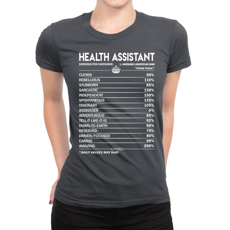 Health Assistant T  Health Assistant Factors Daily Ladies Fitted T-Shirt by arieanlacotel | Artistshot