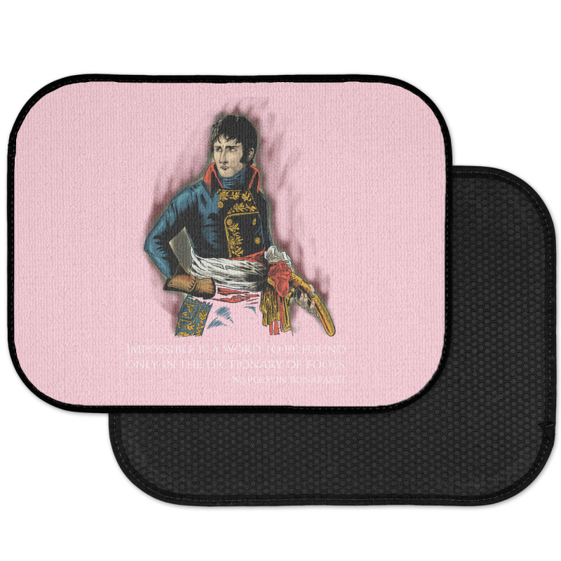 Napoleon Bonaparte French History Motivational Ins Rear Car Mat | Artistshot