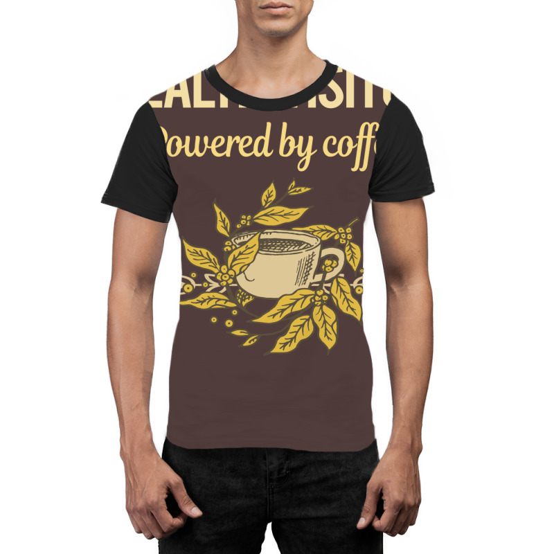 Powered By Coffee Health Visitor Travel Graphic T-shirt by gurevamelvod | Artistshot