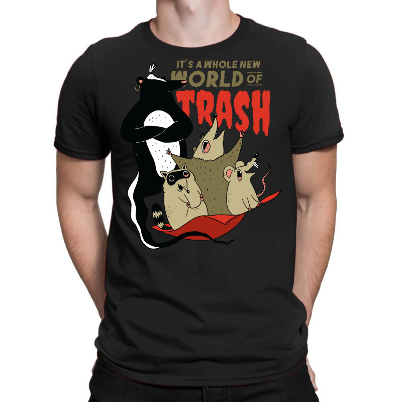 World Of Trash Funny Trash Eating Rodents And A Te T-shirt | Artistshot