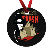 World Of Trash Funny Trash Eating Rodents And A Te Ornament | Artistshot