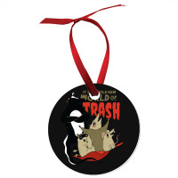 World Of Trash Funny Trash Eating Rodents And A Te Ornament | Artistshot