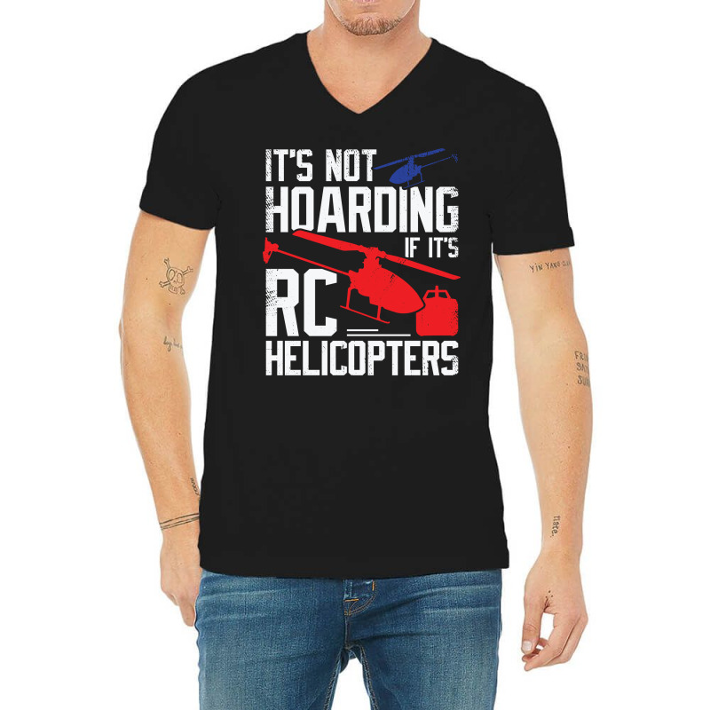 Model Rc Helicopter Hob Travel V-neck Tee | Artistshot