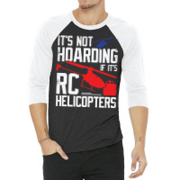 Model Rc Helicopter Hob Travel 3/4 Sleeve Shirt | Artistshot