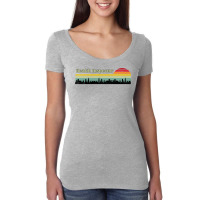 Public Health Inspector Retro Sunset Skyline Desig Women's Triblend Scoop T-shirt | Artistshot