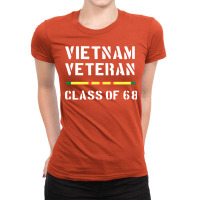 Vietnam Veteran Class Of Ladies Fitted T-shirt | Artistshot