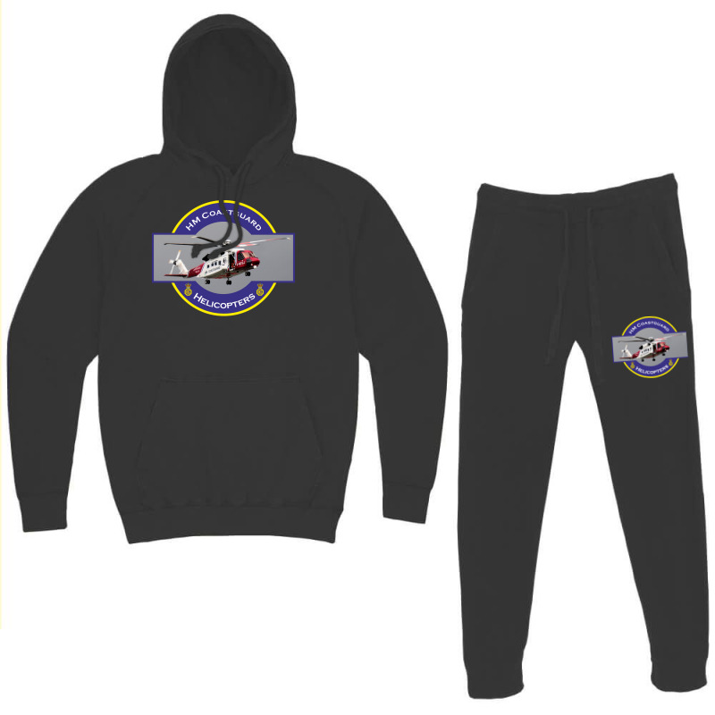 Hm Coastguard Search And Rescue Helicopter Red Hoodie & Jogger set by ydmehjalta1 | Artistshot