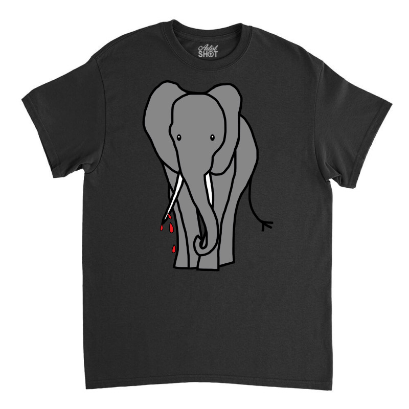 Animals With Sharp Teeth Elephant Nostalgia Classic T-shirt | Artistshot