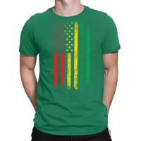 Black History Month Usa Grunge Flag Stars T-shirt | Artistshot