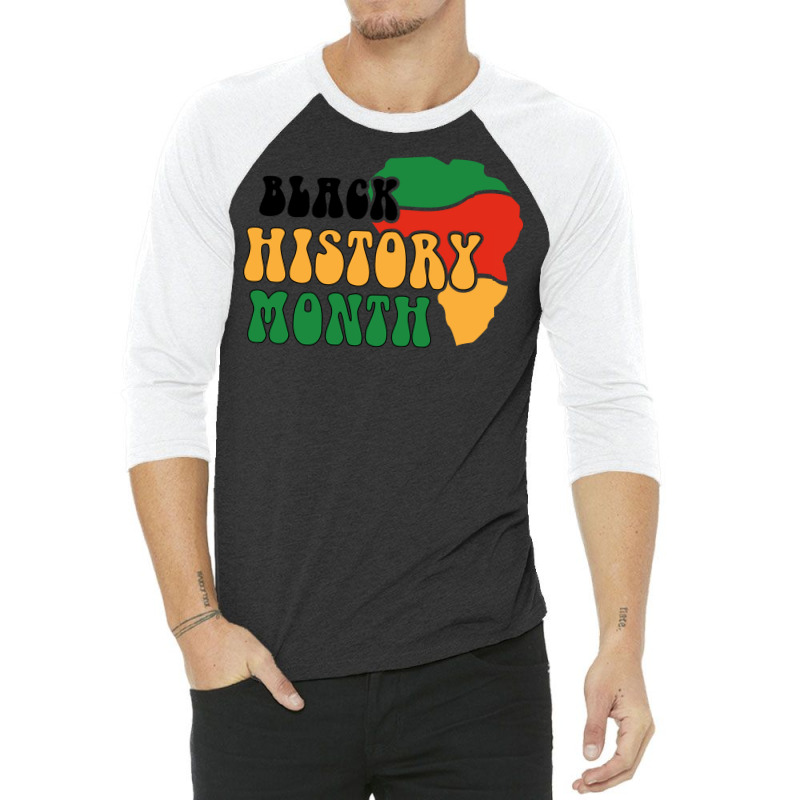 Black History Month Humor Cool 3/4 Sleeve Shirt | Artistshot