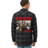 Stop Going Off Your Meds Funny Flannel Shirt | Artistshot