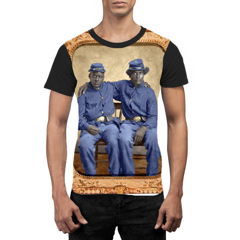 Brothers In Arms Civil War Union Soldiers 1860 Col Graphic T-shirt | Artistshot