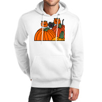 Halloween Horror Pumpkin Head Cats Cool Unisex Hoodie | Artistshot