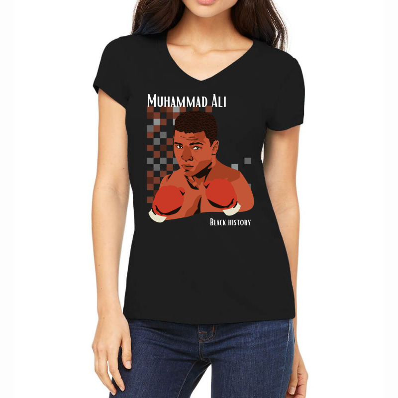 Black History Summer Women's V-Neck T-Shirt by oliviibasscz | Artistshot