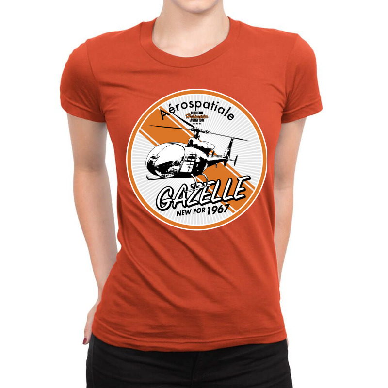 Gazelle Helicopter Aesthetic Ladies Fitted T-Shirt by kipgenarguinc | Artistshot